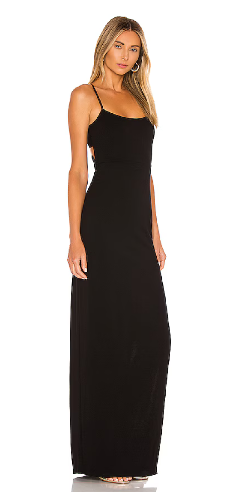 Lovers & Friends Karma Maxi Dress Black Sz L