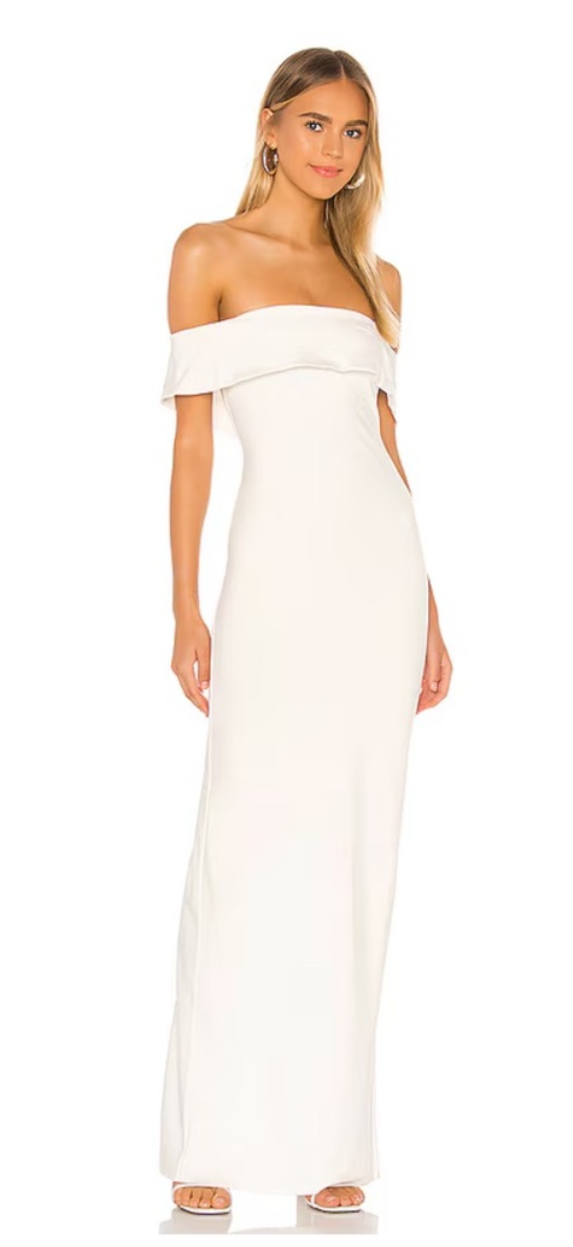 Lovers & Friends Galleria Gown White Sz M