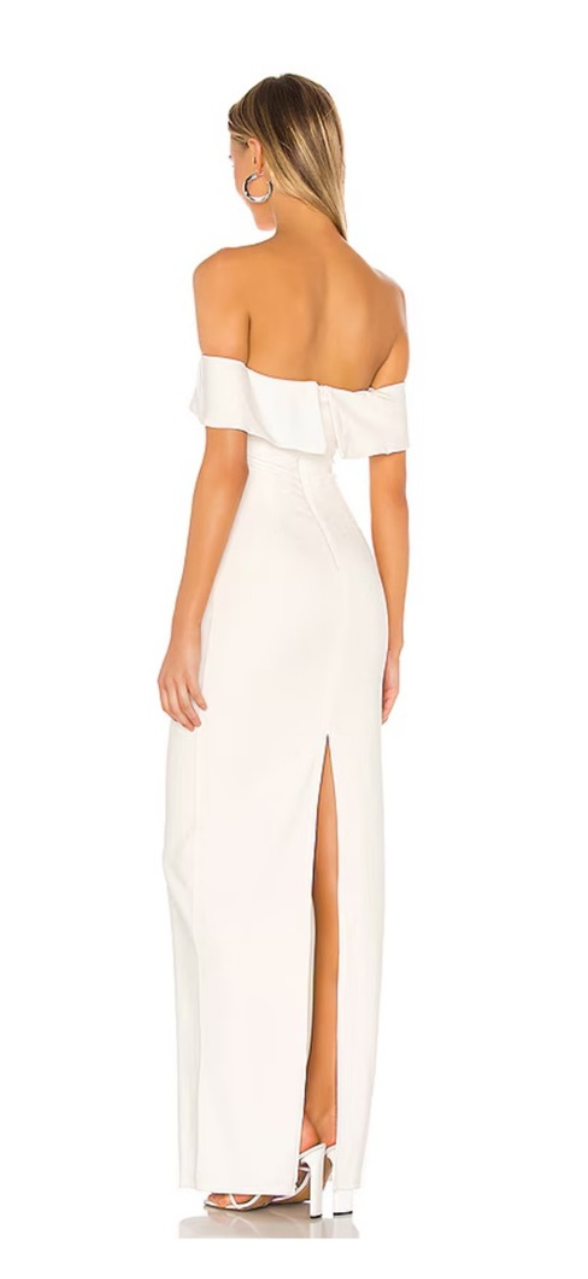 Lovers & Friends Galleria Gown White Sz M