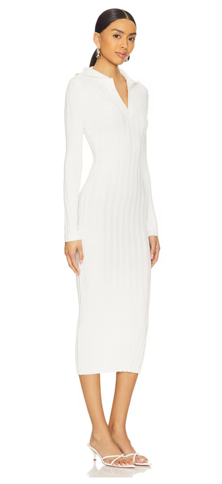 Lovers & Friends Anika Midi Dress White Sz M